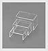 Source One 3 Piece Set Clear Riser Acrylic Small showcase Jewelry Fixtures (3P-Riser-Small)