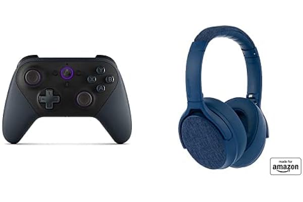 Luna Wireless Controller with Made for Amazon Active Noise Cancelling Bluetooth Headset | Deep Sea Blue