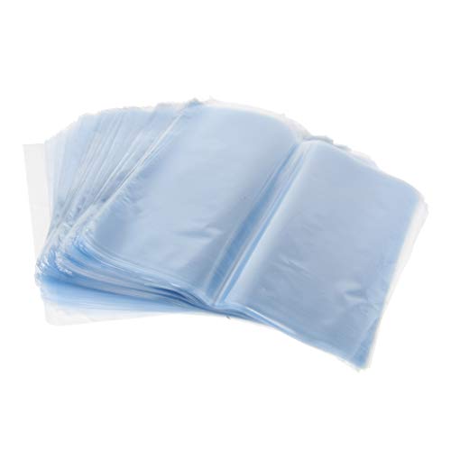 MagiDeal 200 Pcs Heat Shrink Wrap Bags 5.9 x 6.3 inch for Wrapping Bath Bombs Soaps Oil Homemade Gifts DIY Crafts