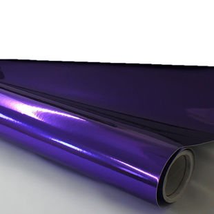 Eyes4u Self-adhesive Purple Chrome Mirror Vinyl Wrap Sticker Air Realease Bubble Free Anti-wrinkle 60" X 20",152cm*50cm