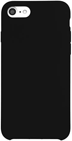 iPhone 8 / 7 Silicone Case (4.7"), Danbey, Charming Colorful, Matte Surface, Skin Feeling, Easy To Clean, for Apple iPhone 8 / 7 4.7-inch, D1217 (Silicone-Black)