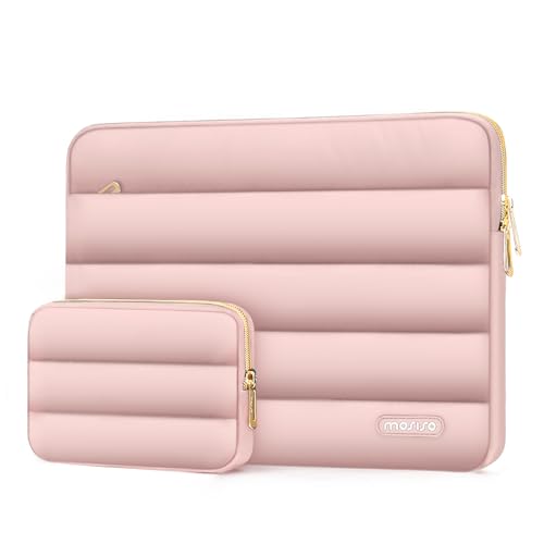 acer 14 inch Puffy Laptop Sleeve Pink