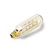 SooFoo E12 Candelabra Light Bulbs, Vintage Chandelier Edison Light Bulbs, 60W, 120V, 320 Lumen, Mini Tube Shape Dimmable Decorative Incandescent Bulb