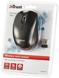 Trust 18519 Yvi Wireless Mouse for Computer and Laptop with USB Micro Receiver, 800/1600 DPI, for Left and Right Handed Users - Image 4
