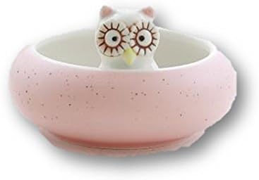 LightningStore Pink White Owl Flower Pots Succulent Plants Pot Microlandschaft Personalized Office House Balcony Landscape Pot Creative Decorative