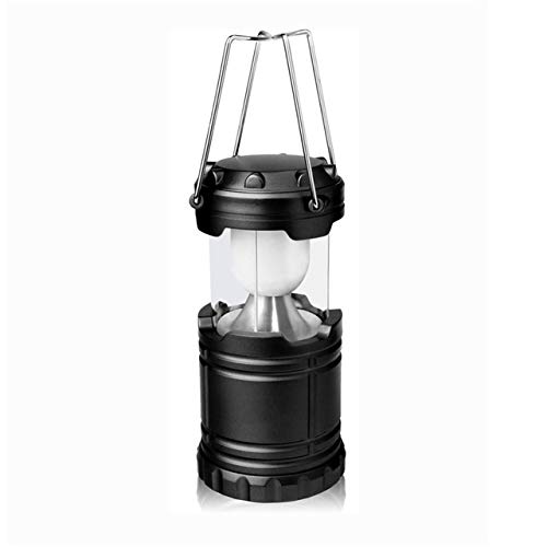 Synergy Collection Rechargeable Travel Camping Lantern LED Solar Emergency Light with USB Mobile Charging and Torch (Assorted Colors: Brown, Black, Golden, Blue)