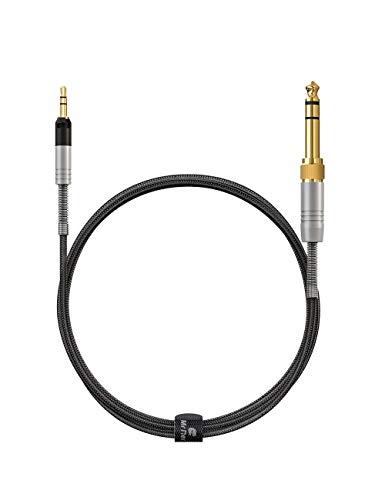 thumbnail image 2 of Replacement Audio Cable With Lock Connector For Audio Technica ATH-M50x & Sennheiser Headphones 2 of 11