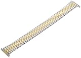 Timex Men’s Q7B738 Two-Tone Stainless Steel Expansion 18-22mm Replacement Watchband, Watch Central