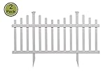 Zippity Outdoor Products ZP19001 Madison Vinyl Picket Fence, White, 30" x 56" (1 Box, 2 Panels)