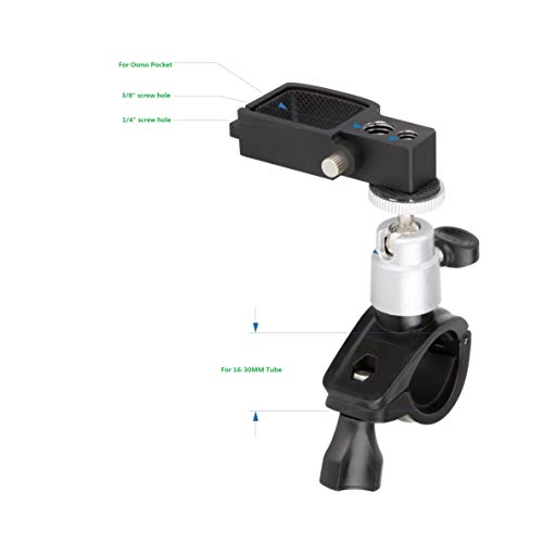 Skyreat Bicycle Motorcycle Mount Stand Holder Handlebar Bracket for DJI Osmo Pocket Accessories - Thumbnail 3