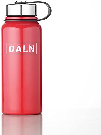 DALN 32oz Vacuum Insulated Stainless Steel Water Bottle - Summit Wide Mouth Thermos Travel Mug - Double Walled Flask - Powder Coated Hydro Canteen