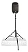 Ultimate Support TS-110BL Air-Powered Series Lift-Assist Aluminum Tripod Extra Tall Speaker Stand w/Leveling Leg