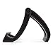 KurvStand Slick Snapping Hinge Design Non-skid Rubber Feet Phone Case, Black