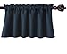 Deconovo Navy Blue Curtains Window Valance Curtain - Perfect Addition to Any Room in Your Home, Energy Efficient and Stylish Embossed Design, 42x18 in Size