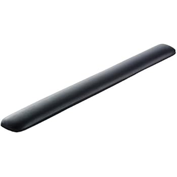 3M Gel Wrist Rest for Keyboards, Soothing 3M Gel Technology and Satin Smooth Cover for All Day Comfort and Support, 19", Black (WR85B)