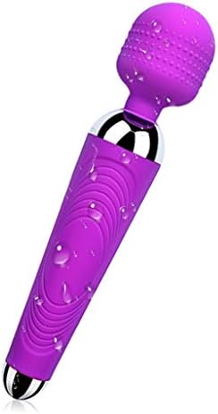 Rainly Purple 10 Speeds Th-Rusting R-otating USB Rechargeable Handheld Masaager for Couples