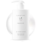 S.NATURE BLANCHE CLEANSER 260ml | All in One, Mild, Moisture, Hyaluronic Acid, Beta-Glucan | 8.79Fl Oz