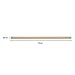 EBOOT 100 Pack Unfinished Natural Wood Craft 6 x 1/4 Inch Wooden Dowel Rods