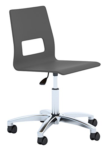 The Four Leaf Clover Group Celsius Swivel Chair, Wood, Anthracite, 62 x 62 x 94 cm