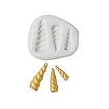 ULAKY Unicorn Horn Fondant Mold Chocolate Candy Mold ,white