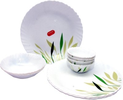 LaOpala Gentle Meadows Dinner Set, 33-Pieces, Multicolour