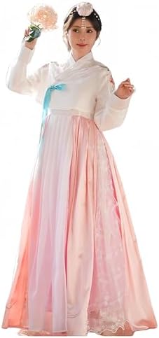 Amazon.com: Korean Hanbok Dress Korean Traditional Modern Hanbok High Waist Dress  Bride Wedding Hanbok Dress (6 Slices of Skirt, 2) : Clothing, Shoes &  Jewelry