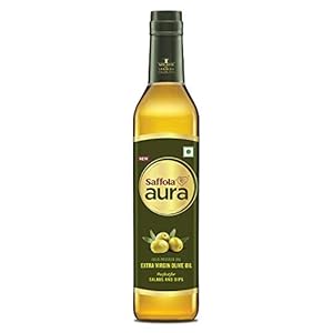 Saffola Aura Extra Virgin Olive Oil, 500 ml