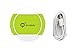 Qi-infinity Qi Wireless Charging Pad with SLEEP-FRIENDLY Portable Charger Design for Samsung Galaxy S7, S6, Edge, Note 5, Nexus, S5 - GREEN