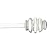 Itikky Honey Pot with Dipper and Lid Borosilicate Glass Beehive Style 9.5 fl oz