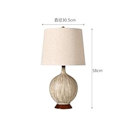 AI XIN SHOP Unique Personalized Table lamp, Creative Coconut Shell Ceramic Bedroom Bedside lamp, Study Desk lamp, Living… 31QHgTcl0rL