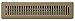 Accord ABFRBR214 Floor Register with Louvered Design, 2-Inch x 14-Inch(Duct Opening Measurements), Brown