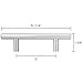 LIZAVO 701SN Cabinet Pulls Solid Modern Euro Style T Bar Kitchen Cabinet Handles (3
