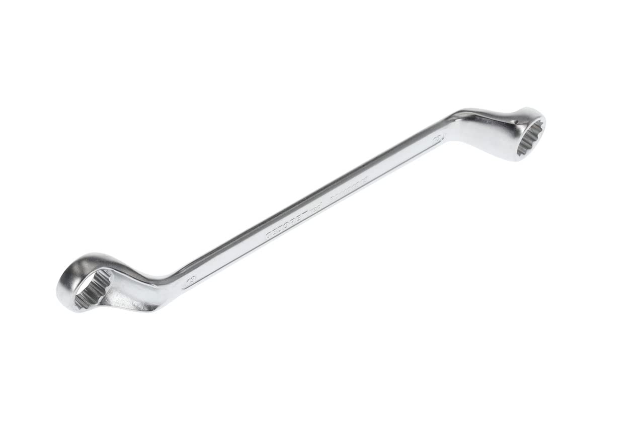 GEDORE Red Double-Ended Ring Spanner SW 18 x 19 mm L 268 mm Chrome Vanadium Steel Silver