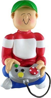 Ornament Central Oc095M Video Game Player Ornament