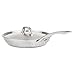Viking 5-Ply Non Stick Frying Pan, 10 Inch Stainless Steel Kitchen Cookware with Lid, Satin Finish