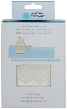Martha Stewart 2-in-1 Deep Edge Punch - Looped Daisy