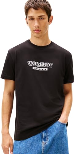 Herren T-Shirt Kurzarm Bills Font mit Rundhalsausschnitt, Schwarz (Black), XL