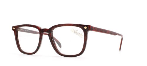 Silhouette 2112 2126 Red Authentic Men - Women Vintage Eyeglasses Frame