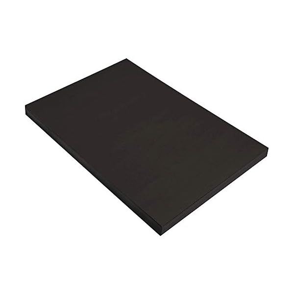 Panngu 50 Blätter Bastelkarton schwarz, 230 g/m², DIN A4, Qualität Vintage Craft Card für DIY I Zum Selbstgestalten…