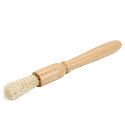 Highmoor Coffee Machine Brush Cleaner, Coffee Grinder Cleaning Wooden Handle Brush with Nylon Espresso Machine Coffee Maker Cleaning Brush Tool with Spoon for Bean Grain Barista Home Kitchen - Thumbnail 2