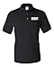 Peerless Security Silkscreen Front & Back Black Sport Polo (X-large)