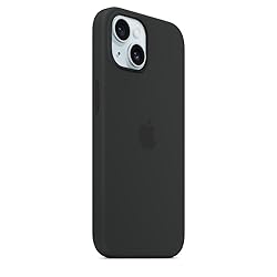 Apple iPhone 15 Silicone Case with MagSafe - Black