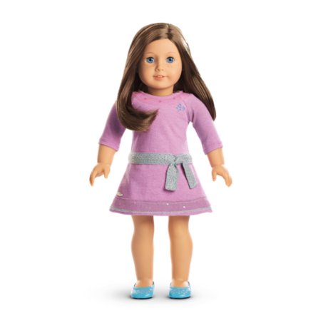 American girl - truly me™ doll: light skin with freckles, brown…