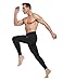 BALEAF Men's Athletic Yoga Leggings Gym Training Workout Running Compression Pants Dance Tights Pocketed