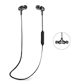 Bluetooth Headphones GJT®BTH-600 Wireless Bluetooth Headsets Noise Cancelling Earphones with Magnetic Attraction(GREY)