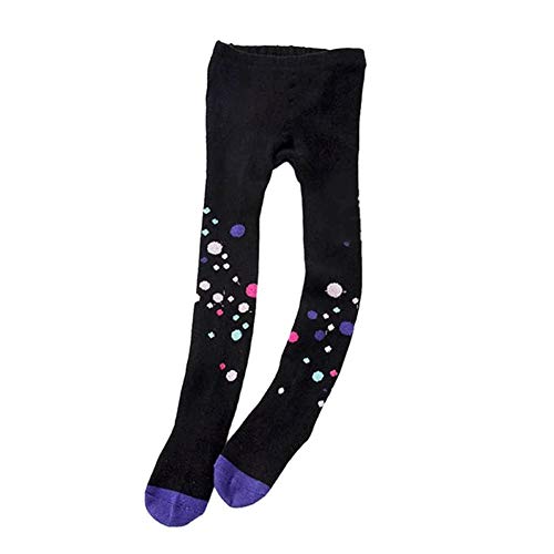 Clearance 1-7T Kids Baby Girl Cartoon Elastic Striped Pantyhose Princess Tights Seamless Leggings Warm Dance Stockings (D, 1-3 Years)