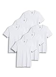 Jockey Men's T-Shirts Big & Tall Classic V-neck T-Shirt - 6 Pack, diamond white, XLT