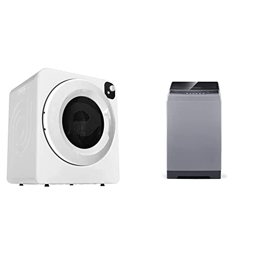 Panda Portable Compact Electric Cloth Dryer, 13.2lbs, White and Black