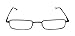 SOOLALA Lightweight Compact Reader Reading Glasses Reader w/ Pen Clip Tube Case, BlackBrown, +1.25D