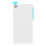 LUVSS New Back Glass Replacement for Sony Xperia Z2 L50w D6502 D6503 Rear Cover Glass Panel Case Housing with Adhesive Preinstalled Repair Part (White)